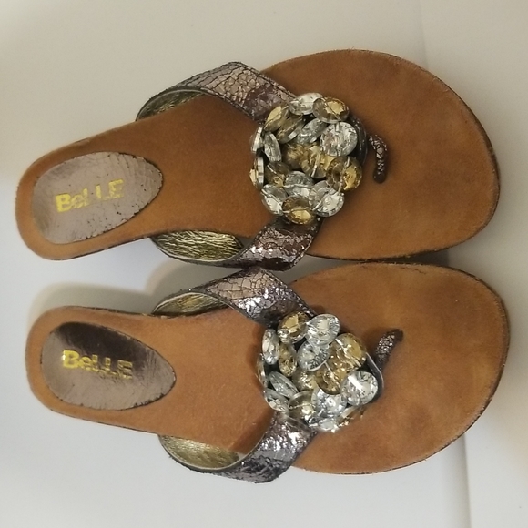Women's Belle beaded sandals - Picture 1 of 8